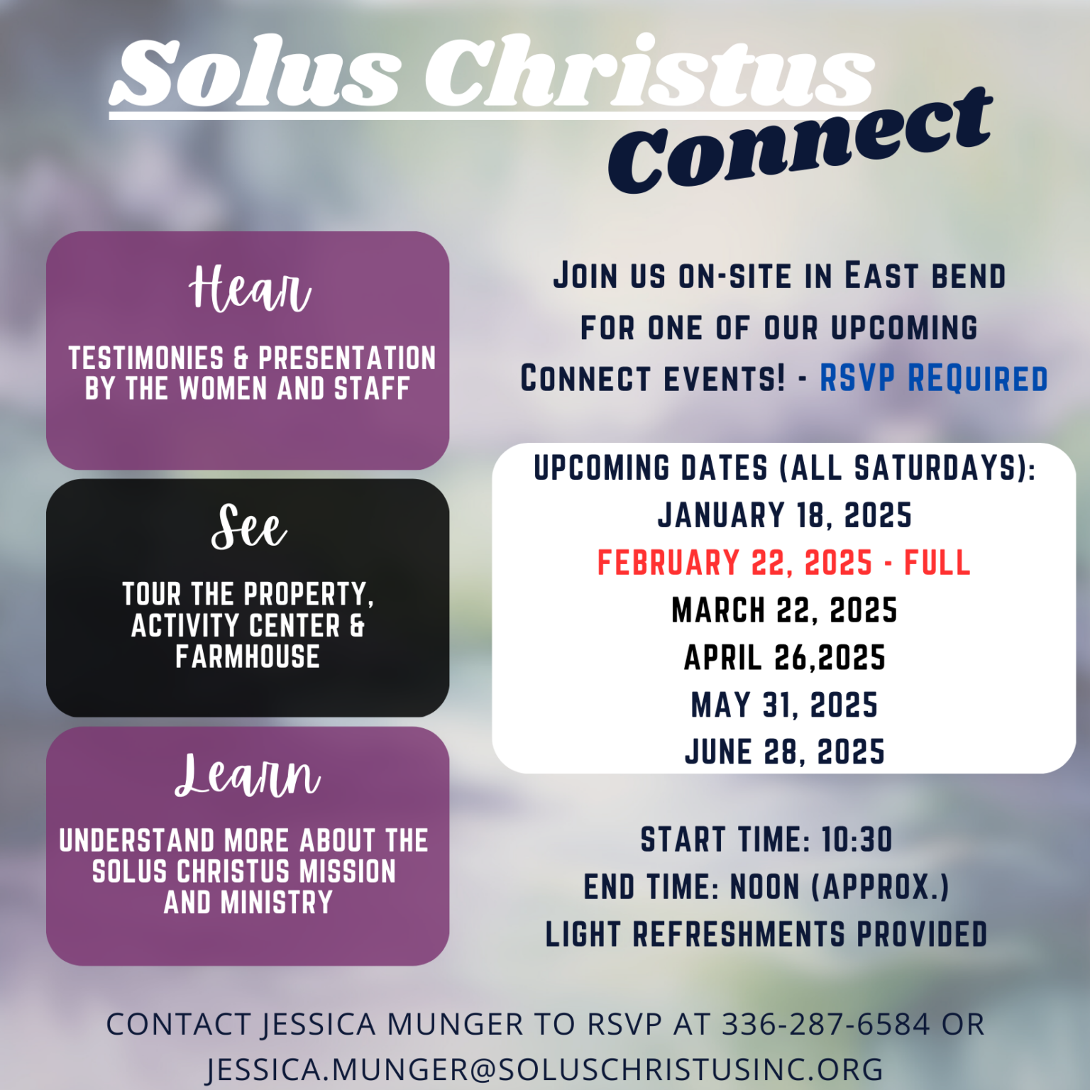 2025 Solus Christus Connect Events